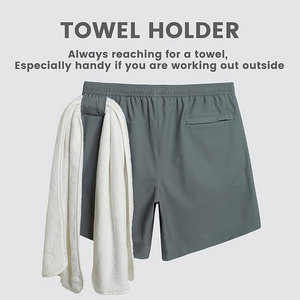 Pantalones cortos de compresión de talla grande con precio al por mayor, ropa activa transpirable de secado rápido, cintura elástica, diseño personalizado para correr en verano - Product Image 2