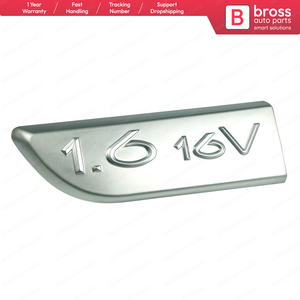 BSP563-1 Left Side Chrome 1.6 16V Badge Emblem <b>Car</b> <b>Stickers</b> for Megane MK2 Scenic MK2 Sent from Turkey by Bross Auto Parts - Product Image 2