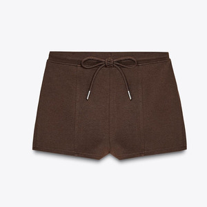 Usine directe pour femmes 2 pièces ensemble de vêtements actifs sans manches veste zippée débardeur Shorts séchage rapide élégant motif solide genou décontracté - Product Image 4