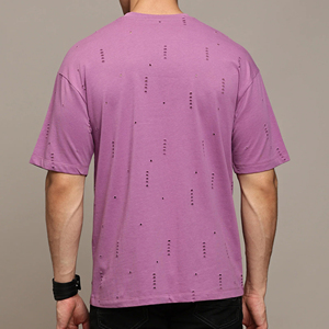 2025-26 High Grade <b>Distressed</b> T-Shirt Best Design <b>Top</b> Grade <b>Distressed</b> T-Shirt Professional Logo <b>Distressed</b> T-Shirt Wholesale - Product Image 2