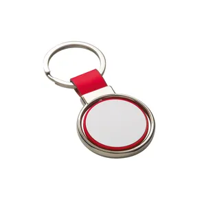 Portachiavi Girevole Personalizzato in PU, Gadget Promozionali per Moschettoni e Portachiavi - Product Image 2