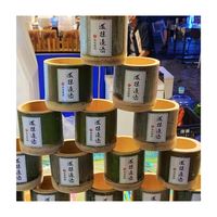TASSE EN BAMBOU DU VIETNAM POUR LE THÉ À LA CRÈME GLACÉE TASSE EN BAMBOU VERT ÉCOLOGIQUE LOGO PERSONNALISÉ ET ÉTIQUETTE PRIVÉE À FAIBLE COÛT