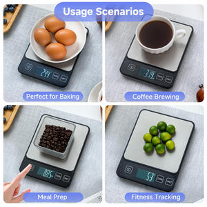 Balance de cuisine numérique professionnelle compacte 10 kg, étanche, en grammes et en onces, alimentée par piles, vente en gros - Product Image 3