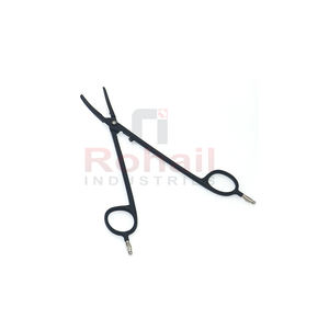 Forceps de acero inoxidable curvado para instrumentos, RI-0670 de calidad alemana - Product Image 4