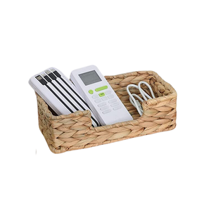 Meilleure vente porte-serviettes de salle de bain panier en osier organisateur plateau de service pour cuisine porte-serviettes en jacinthe, - Product Image 1