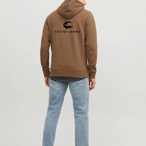 Pull à capuche unisexe couleur unie éponge française respirant séchage rapide mode streetwear vente en gros nouveauté sweats à capuche - Product Image 2