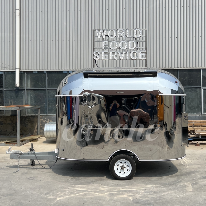 Australian Standard Cart Pizza Bar Burger Food Trailer Truck Equipped with Fire Extinguisher System