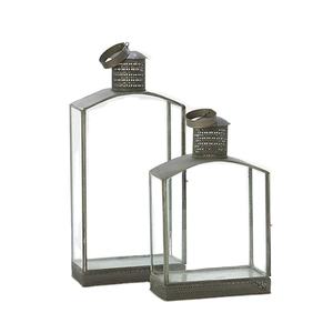 Farol colgante de Metal blanco para jardín, decoración navideña de alta calidad - Product Image 1