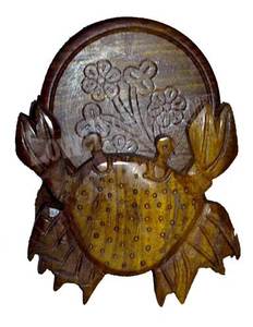 Thủ công hình con cá bằng gỗ thư hoặc khăn ăn chủ cho ăn uống hoặc văn phòng bảng sử dụng - Product Image 5