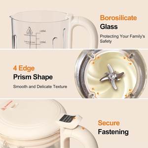 เครื่องทำนมถั่วเหลืองในครัวเรือน เครื่องทำนมจากพืช - Product Image 6