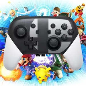 คอนโทรลเลอร์เกมไร้สาย Pro for Switch 2 Manette Slim สำหรับ PS2 Super Smash Bros พร้อมระบบสั่นอัจฉริยะ Turbo แบบมีสาย คุณสมบัติที่ใช้งานร่วมกันได้ - Product Image 3