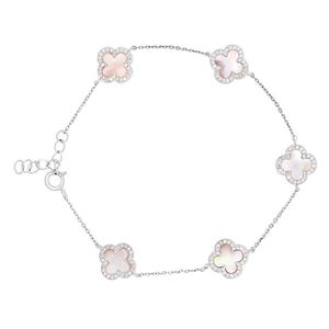 Black Label Platinum Plated Sterling Silver <b>Bracelet</b> Pearl <b>Bangles</b> & <b>Bracelets</b> Collection - Product Image 1