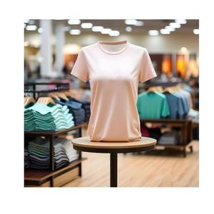 T-shirts pour femmes 100% coton de haute qualité poids lourd 180gsm surdimensionné imprimé brodé uni grande taille Polo été court - Product Image 1