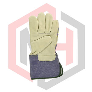 MH EXPORT IMPORT MH-0059 Heavy-Duty Split Leather Rigger <b>Gloves</b> Comfortable Outdoor Work <b>Mittens</b> Gardening Welding Safety - Product Image 2