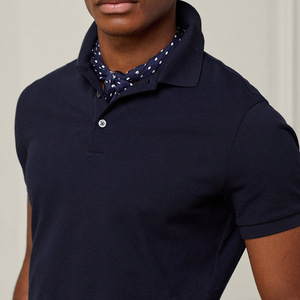 Polo pour hommes respirant à panneaux supérieurs de haute qualité Vente en gros de nouveaux T-shirts pour hommes européens et américains brodés - Product Image 6