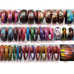 Bracelets en résine de style religieux de qualité supérieure BS INTERNATIONAL, en stock, forme de boule, plusieurs couleurs, pour femmes, pour mariage, culturels - Product Image 6