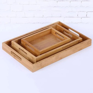 Best Wholesale Price Mango Wooden Serving Platter Natural Finished Custom Size <b>Snacks</b> Tea Drinking <b>Tray</b> for Home Restaurants - Product Image 5