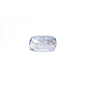 Saphir bleu naturel, pierre précieuse non montée, 4 carats, facetté, bleu royal, calibré 10 mm et 8 mm de hauteur, traité thermiquement - Product Image 2