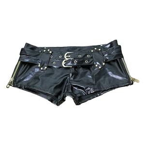 Overol Clásico de Cuero para Mujer, Diseño de Cuero Genuino, Transpirable, Corte Estilo Booty de Cintura Alta - Product Image 1