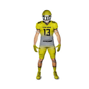 Uniforme de fútbol americano personalizable, camiseta de LICRA transpirable, diseño impreso - Product Image 1