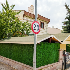 Panneau de signalisation réfléchissant en aluminium pour limite de vitesse de 50 km/h, pour la sécurité et la prudence - Product Image 3