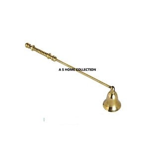 Accessoires pour bougies en laiton, nouveau design moderne, finition miroir poli, avec anneau plat, éteignoir à bougie, prix incroyable - Product Image 2