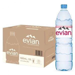 Evian Natural Spring <b>Water</b> 100% Pure ISO Certified Premium Bottles 33.8 Fl Oz (Pack of 12) for Daily Use - Product Image 6