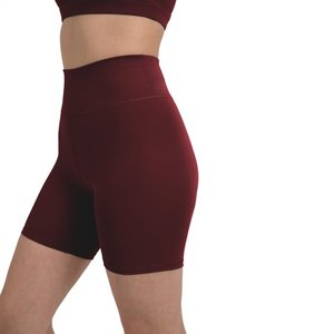 Shorts de Yoga croix taille haute hanche levage Nylon Gym court Yoga Fitness femmes cyclisme serré élastique respirant Shorts de sport - Product Image 3