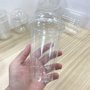 Quang Quan personnalise l'emballage 14oz 16oz 20oz 24oz gobelets jetables en plastique PP transparents pour café Smoothie lait thé Dessert - Product Image 1