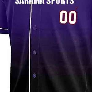 Uniformes de baseball pour hommes de haute qualité, nouveau style, meilleur matériau, respirants et antibactériens - Tailles personnalisables et service OEM - Product Image 3