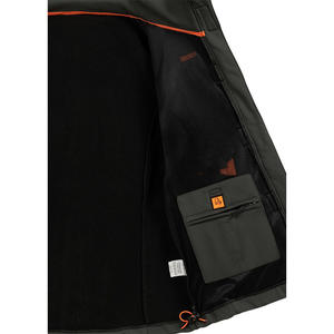 <b>Winter</b> Special Zipper Stand Collar Hooded Softshell Jacket For Women Essential Modern Fit Windproof Soft Warm Fabric Jacket - Product Image 5