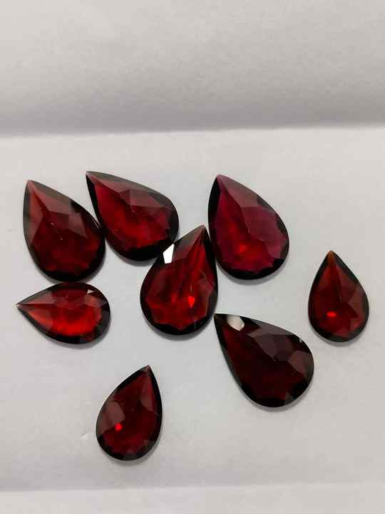 Natural Red Garnet Faceted Calibrated Size Mix Shape Gemstone for Jewelry Making mm Size Pyrope Garnet Almandine Garnet