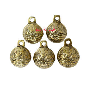 Campanas de latón para decoración del hogar, diseño de rostro indio antiguo hecho a mano, musical, ghungroo - Product Image 3