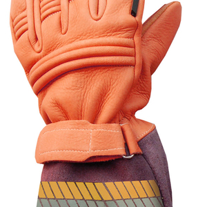 Guantes DE SEGURIDAD DE CUERO dividido de piel de vaca de calidad superior Guantes de Bomberos de nuevo estilo para bomberos Servicio OEM Guantes de seguridad de tendencia - Product Image 5