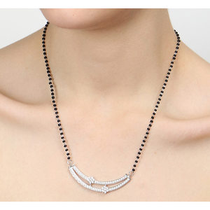 Compre un Mangalsutra de Plata Pura, Joyería Cultural Coleccionable, Regalo Perfecto para su Esposa - Product Image 6