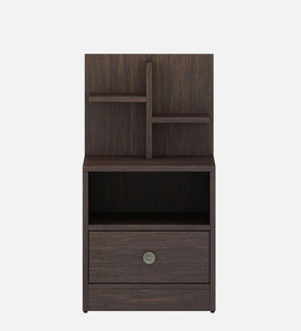 Table de chevet canapé Table d'appoint meubles de chevet en bois de manguier avec finitions en noyer pour chambre salon bureau - Product Image 1
