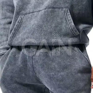 Dernière vente en gros Concevez votre propre survêtement délavé à l'acide, meilleures ventes de survêtements délavés à l'acide personnalisés pour hommes - Product Image 4