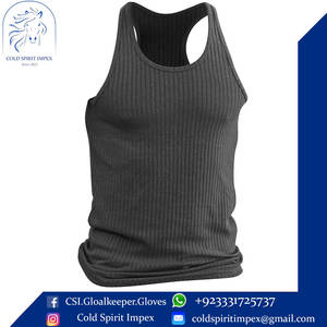 2025 hommes Slim Fit Muscle débardeur entraînement sans manches sous-vêtements en coton - Product Image 5