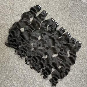 HVN Natural Wavy Raw Bundles Type de cheveux vietnamiens 100% Style de cheveux humains - Product Image 2