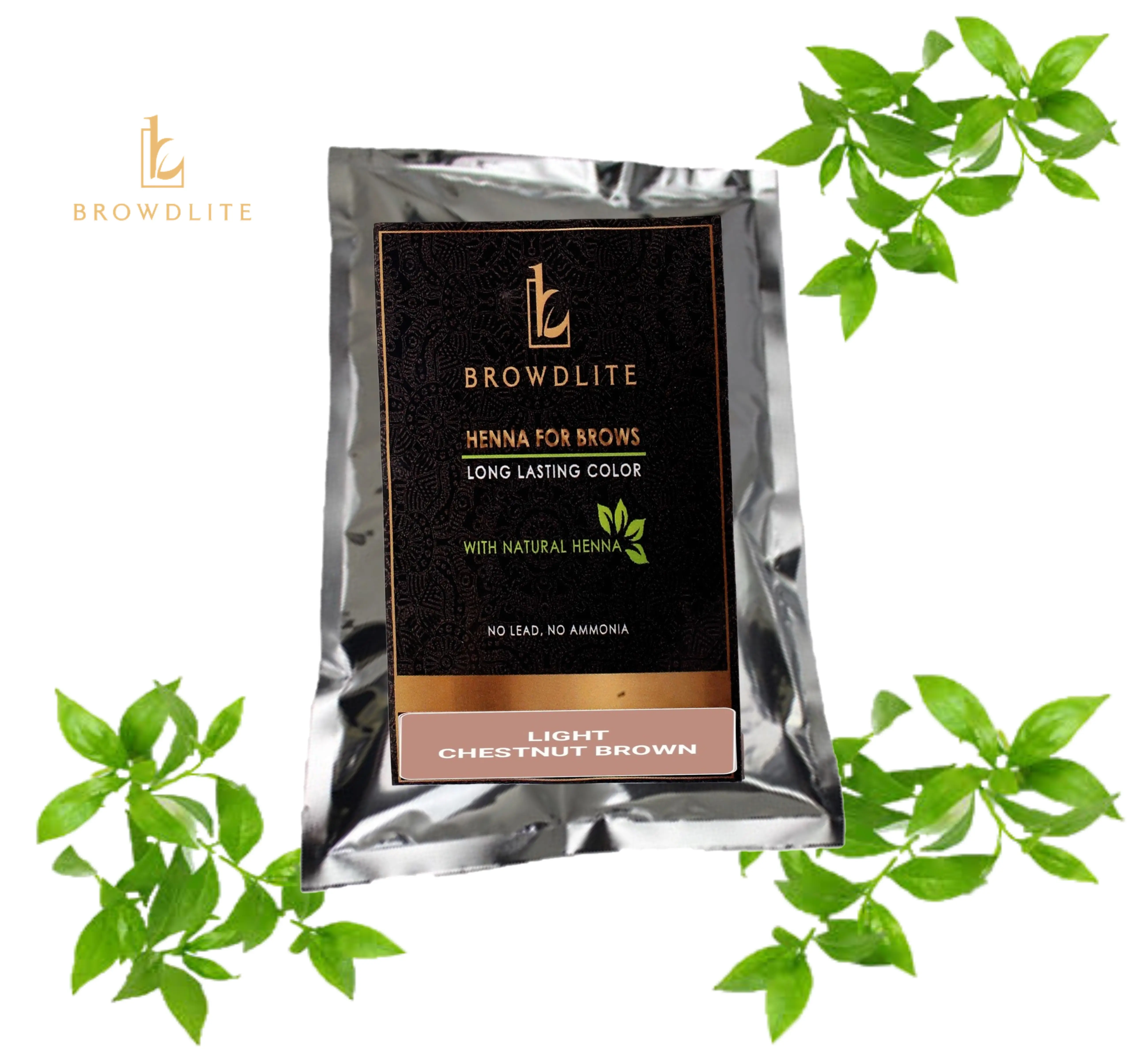 Herbal Brow Henna Farben BrowDlite Super Quality Produkt Verwendung für Augenbrauen Stirn Henna Puder Haarpflege & Styling