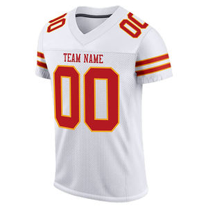 Ensemble d'uniformes de football américain personnalisés haute performance, coupe joueur, maillot imprimé par sublimation, grande taille, antibactérien, anti-UV - Product Image 3