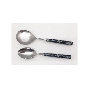 ช้อนรับประทานอาหารทำจากสแตนเลสพร้อมเคลือบเงาสำหรับบ้านและโรงแรมในราคาไม่แพงช้อนเงินแบบแบน - Product Image 2