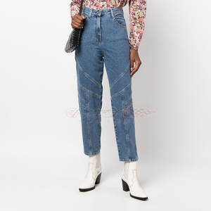 Pantalones vaqueros de talla grande de nuevo diseño para mujer, servicio OME de secado rápido, pantalones vaqueros para mujer - Product Image 2