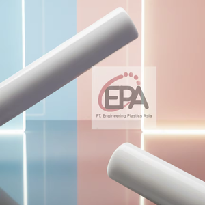 <b>POM</b> Natural Rod 110mm X 2m Precision balanced for machining stability and excellent surface consistency - Product Image 1