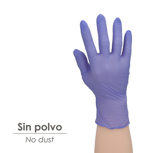 ถุงมือไนไตรล์สีน้ำเงินแบบใช้แล้วทิ้ง ขนาด M น้ำหนัก 3.5 กรัม - Product Image 3