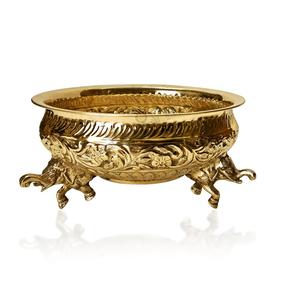 Traditional Handmade High Quality Metal Urli Top Round Heavy Weight Top Selling Vintage Festival Decor Bowl. - Product Image 4