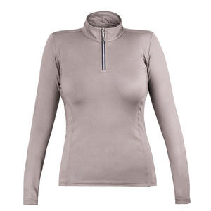 Polo ecuestre de manga larga de secado rápido para mujer, camisas para montar a caballo, color personalizado - Product Image 1