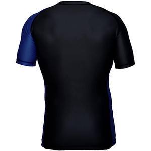 Vente en gros vierge OEM côtés avant et arrière vert manches courtes noir Compression Shirt manches longues MMA LOGO - Product Image 6