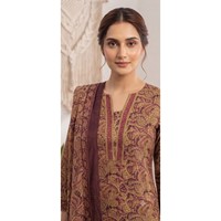 Adoptez des tons riches et élégants avec cet ensemble magnifique de kurta et dupatta en coton imprimé respirant de couleur bordeaux, conçu pour une allure saisissante.