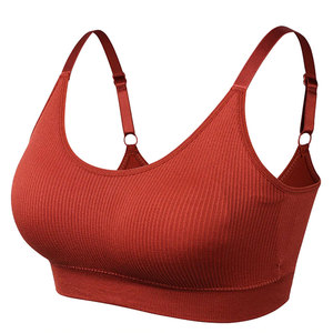 Sujetador deportivo para mujer, de alto impacto, para yoga, correr, gimnasio, entrenamiento, con tirantes ajustables, transpirable, top atlético para entrenamiento - Product Image 1